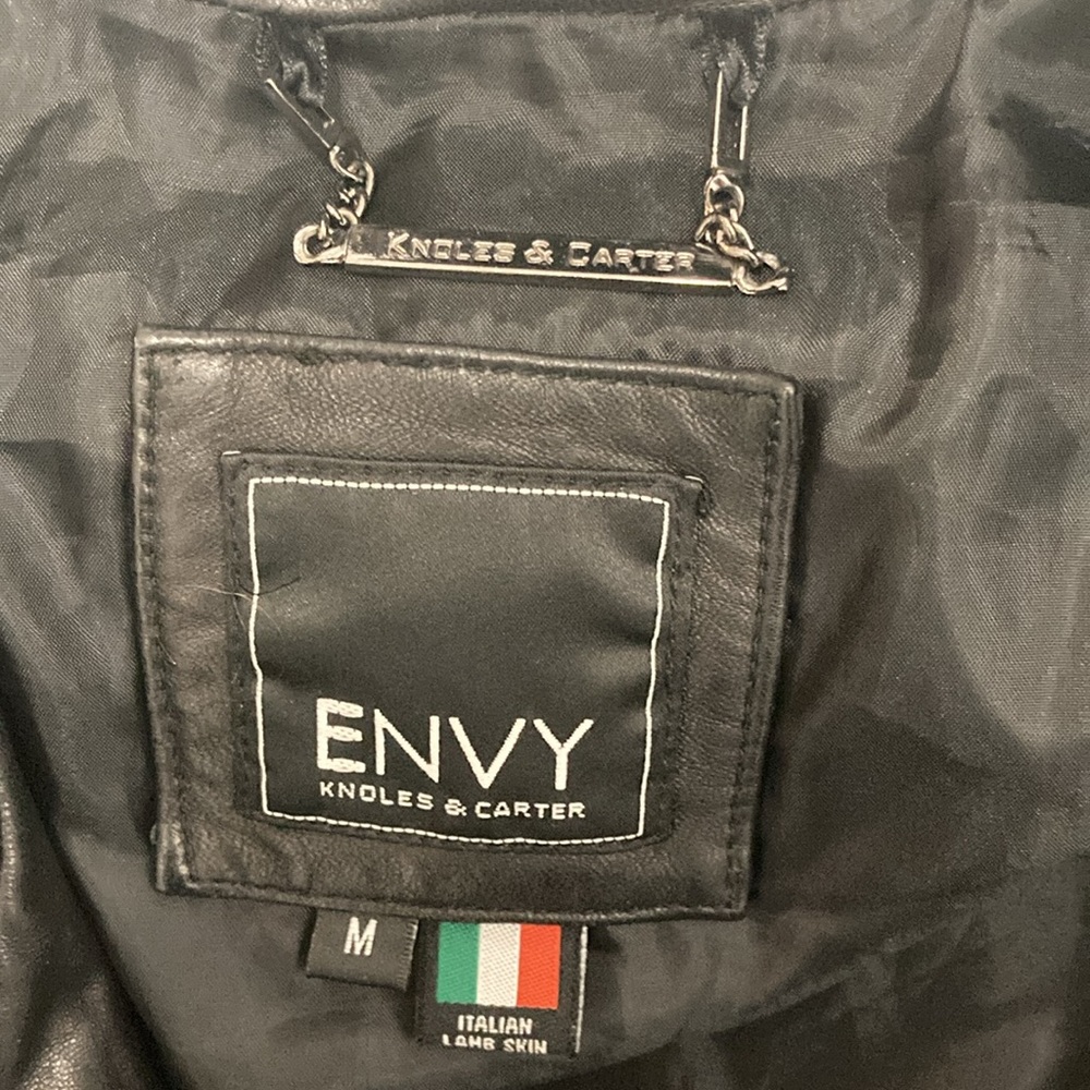 Envy By Knoles & Carter Men's Leather Jacket - image 1